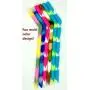 SillyCon Multicolor Silicone 6 Reusable Straws With Cleaning Brush and Carrying Case - for 20oz & 30oz tumblers - kid friendly