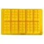 Youdepot Yellow Building Brick Blue Green Multi-size Minifigure Silicone Ice Tray Candy Mold Set (Blue/Green/Yellow)
