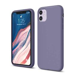 elago iPhone 11 Silicone Case |Lavender Grey| - Premium Liquid Silicone, Raised Lip (Screen & Camera Protection), 3 Layer Structure, Full Body Protection, Flexible Bottom