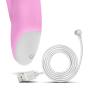 Hop - Lola Bunny - 7 Vibrating Functions Strong Rumbly Platinum Silicone Vibrator - Powerful G Spot and Clitoral Stimulator - Waterproof - Sex Toy of Women - Sex Toy for Couples (Pink)