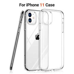 TORRAS Crystal Clear iPhone 11 Case, [Anti-Yellow] Soft Silicone TPU Thin Cover Slim Phone Case for iPhone 11 6.1 inch 2019, Crystal Clear