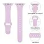 Zekapu Sport Band Compatible for Apple Watch 38mm 42mm 40mm 44mm, Soft Silicone Narrow Slim Sport Replacement Wristband for iWatch Series 5, Series 4, Series 3, Series 2, Series 1 Women