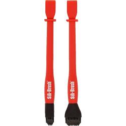 Sili-Brush - Silicone Glue Brush With Applicator (1" and 1/2" Brush Tips) Glue Dries And Peels Off. Ideal For Wodworking, Arts, Crafts, Around The Home and Hobbyists. Tips Made From Silicone Rubber.