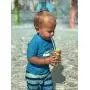 Silipint Safe Silicone Kids 8oz Cups Arctic & Hippie Hop, U.S. Patented, BPA-Free, Unbreakable, Sealable Lid, Silistraws Included (2 Cups/Lids and Straws)