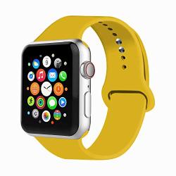 IYOU Sport Band Compatible with Watch Band 38MM 42MM 40MM 44MM, Soft Silicone Replacement Sport Strap Compatible with 2019 Watch Series 5 2018 Watch Series 4/3/2/1