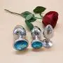 SEEHAI-WEII 3 Pcs Crystal Amal Plug- Exercise Health Six-Toys for Men Women