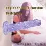 Suction Cup Silicone Large Women to Toys 7.87 Inch - Blue