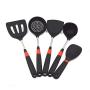 Silicone Kitchenware - Non-stick Silicone Kitchenware, Stainless Steel Pipe Handle Silicone Shovel Spoon Non-stick Heat-resistant Silicone Kitchenware Kitchen Set, 7-piece set