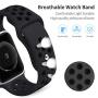 Bravely klimbing Compatible with Apple Watch Band 44mm 42mm 40mm 38mm, Soft Silicone iWatch Bands Replacement Sport Bands for iWatch Series 5 4 3 2 1 for Men and Women S/M M/L