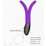 ROITB Rechargeable Vibrator Massager - Wireless Waterproof Massager for Women, 9 Frequency Dual Y-Shaped Powerful Vibration Toy, Medical Silicone (Purple) - USA Shipping