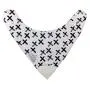 Pack of 4 100% Organic Cotton Reversible Bandana Drool Bibs with TPU Lining Water Resistant and Silicone Teether Toy 3 Layers Adjustable Nickel Free Snaps Unisex for Babies and Toddler Boys and Girls