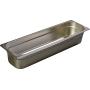 Carlisle 60700HL4 DuraPan Light Gauge Stainless Steel Long Half-Size Food Shotgun Pan, 4" Deep (Pack of 6)