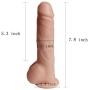 Realistic Dildo, OUREIDA Silicone Dildo Vibrator, Penis Dildo Adult Toys with Suction Cup and Wireless Controller for Couples,7.8 inches