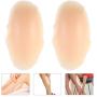 Healifty 1 Pair of Silicone Leg Onlays Self- Adhesive Calf Pads Women Leg Corrector for Crooked or Thin Skinny Legs XL