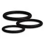 Cock Rings (Set Of 3) RockOut Sex Toys-Bigger Stronger Erections-Fuller Orgasms Prevent Premature Ejaculation-Medical Grade Silicone Penis Rings