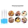 Silicone scraper Food grade baking tool Three-piece suit Heat resistant silicone spatula Rubber scraper Kitchenware,Blue