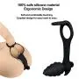 Anal Plug Prostate Vibrator| 10-Speed Silicone Waterproof Rechargeable Penis Ring| Sex Toy for Men or Couples (3.1in)