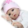 CHAREX Reborn Baby Dolls Lucy, 22 inch Realistic Girl Doll, Lifelike Soft Vinyl Weighted Gift Set