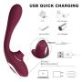 Powerful Vibrate Sucking Oral Tongue Simulator, 10 Speed Clitorial Sucking Toy for Women Adullt Toys with Multi Vibration - Medical Silicone,USB Rechargeable Toys