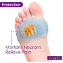 Ball of Foot Cushions（2 Pairs）Metatarsal Pads Soft Gel Ball of Foot Pads Mortons Neuroma Callus Metatarsal Foot Pain Relief