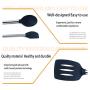 WSPQ Kitchenware Set,Silicone Cooking Utensil Set,Non-Stick,Non-Stick Heat-Resistant Cookware Set,Suitable for All Kinds of Cooking,Baking,Including Spatula,Soup Spoon,Colander