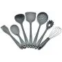 Silicone Spatula Set Heat-Resistant Spatula Kitchen Utensils Set of 8 Kitchenware Cooking Spoon Shovel Kitchen Supplies, gray