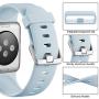 Haveda Sport Bands Compatible for Apple 4 Watch 40mm 44mm Series 4 Series 5, iWatch Bands 38mm 42mm Womens, Waterproof Wrist Band for iWatch, Apple Watch Series 3, Series 2/1 Man Small Large