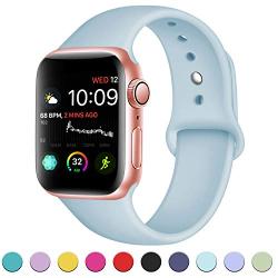 DaQin Band Compatible with Apple Watch 38mm 40mm 42mm 44mm for Women and Men, Sport Replacement Wristbands for iWatch Series 5 Series 4 Series 3/2/1, S/M, M/L