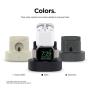 elago Duo Hub [Black] - Mini Charging Hub for iPhone 11 Pro Max/11 Pro/11/Xs Max/XR/XS and More, Apple Watch 5 4 3 2 1 and AirPods 2/1 (Cables not Included), Dual Charging Stand