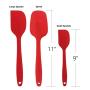 Silicone spatula set of 3 Kitchenware Heat resistant Food grade Comfortable Health Nonstick spatula Used for cooking baked cake decoration