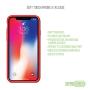 KeepinGreen iPhone X Case (2 Pack) - Silicone Case for iPhone X & iPhone Xs | Protective Flexible Cell Phone Cover for Shatter Prevention from Drops & Impact, Red