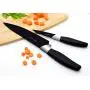 Chef Essential 6 Piece Knife Set With Matching Sheaths, Black