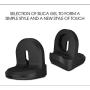 SAQIMA For Apple Watch Series 4/3/2/1 42mm/38mm Silicone Charging Dock Stand Holder Bracelet