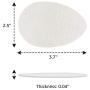 Beautulip Non-Skid Pads for Shoes Self-Adhesive Shoe Grips for Bottom of Shoes Sole Stick Protector Pack of 8 (Clear)