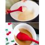 Silicone Cookware Set - Silicone Scraper Nonstick Cookware Set 5 Piece Set, Silicone Kitchenware Set Bake and Mix