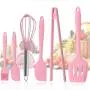GUAngqi 6 Pcs Kitchenware Scraper Silicone Tool Set Creative Shovel Bakery Kit for Kicthen