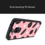 Moto E4 Case,Flexible Soft TPU Cover Shell,Slim Silicone Black Rubber Non-Slip Durable Design Protective Phone Case for Moto E4 -Biscuits