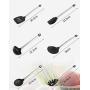 Silicone Kitchenware 6 Pieces Kitchen High Temperature Stainless Steel Handle Silicone Spatula Nonstick Kitchenware, Kitchenware