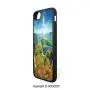 SCOCICI Non-Slip Drop Protection Smart Cell Phone Case 3D Style Colorful Magical Outdoors River Rocks Cliffs Fresh Grass Hiking Compatible with iPhone 7