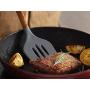 JunbosiKitchenware Silicone Kitchenware Cooking Spoon Shovel Spatula Colander Acacia Wood Shovel Wood Handle Silicone Kitchenware Set