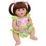 PURSUEBABY Lifelike Reborn Baby Dolls Girls Silicone Vinyl Full Body 16 inch Rhona Washable Realistic Baby Dolls for Kids Christmas with Magnetic Pacifier & Gift Box Set