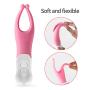 G Spot Vibrator Couple Vibrator with 7 Modes, Upgraded Soft Silicone Dildo Vibrator Nipples Sex Toys Clit Stimulator for Women,Couples and Men (Pink)