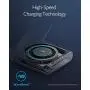 Anker Wireless Charger, PowerWave 7.5 Stand with Internal Cooling Fan, 7.5W for iPhone 11, 11 Pro, 11 Pro Max, Xs Max, XR, XS, X, 8, 8 Plus, 10W for Galaxy S10 S9, Note 10 (with Quick Charge Adapter)