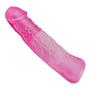 Condom Extender, Oomph! Crystal Soft Silicone Penis Extender Enlarger Sleeve Condom Sexual Delay Ejaculation Toy for Men (Lengthen 70mm) Pink