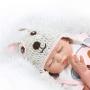 Zero Pam Reborn Baby Doll 20 Inch Handmade Lifelike Baby Girl Doll Reborn Toddler Doll Gift Sets,Full Body Silicone Girl Doll, Birthday Gift