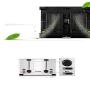 QIN.J.FANG-Kitchen 220V Stainless Steel 4-Slice Toaster,rapid heating widened barbecue trough,LED light indicator