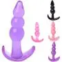 Kenrtuers Amal Plug Amal Beaded Toy Stimulation Silicone Adult Toys for Men Women