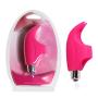 Vibrator, Oomph! 4 Inch Silicone Waterproof Vibration Massager 16 Modes Magic Wand Finger Vibrator Sexy Toy Rali - Red
