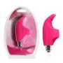 Vibrator, Oomph! 4 Inch Silicone Waterproof Vibration Massager 16 Modes Magic Wand Finger Vibrator Sexy Toy Rali - Red