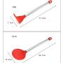 Stainless Steel Pipe Handle Silicone Kitchenware 8 Piece Set Cooking Spoon Shovel Kitchen Set Non-Stick Tool
